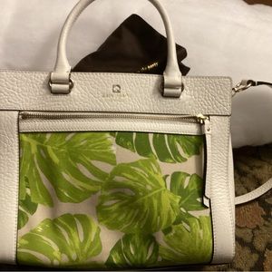 Kate Spade Pebbled Leather Leaf Bag